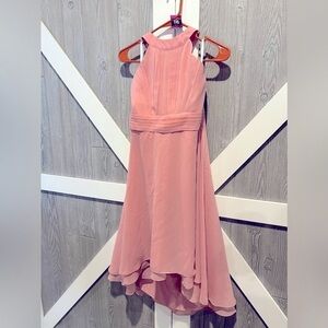 116. NWT Kismissal A-Line Asymmetrical Juniors Bridesmaid Dress 14 JR